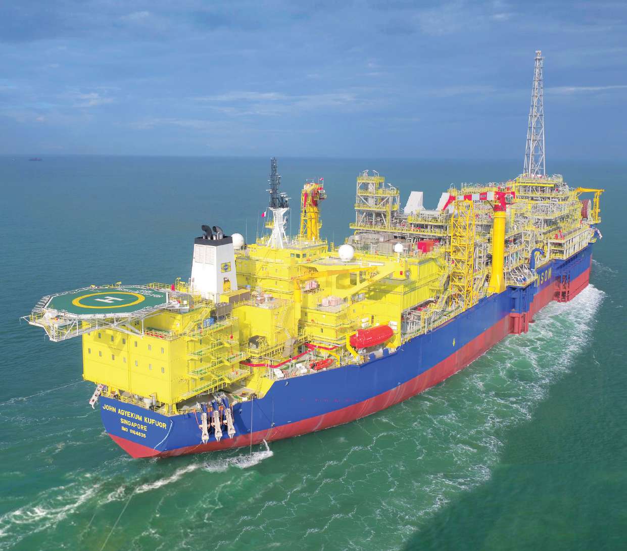 Yinson Production and Eni amplifying African FPSO's gas capacity