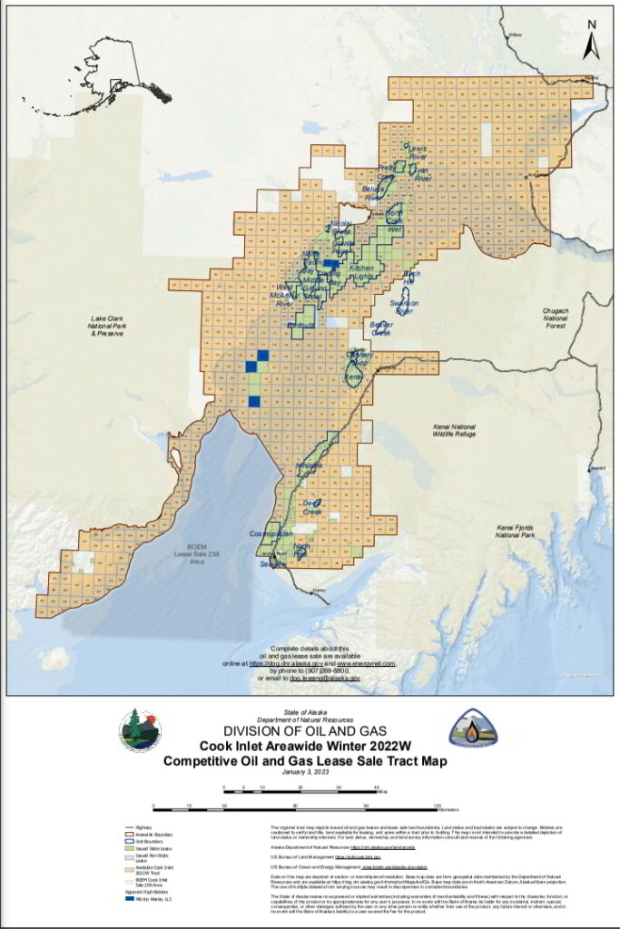 Source: The Alaska Department of Natural Resources, Division of Oil and Gas 