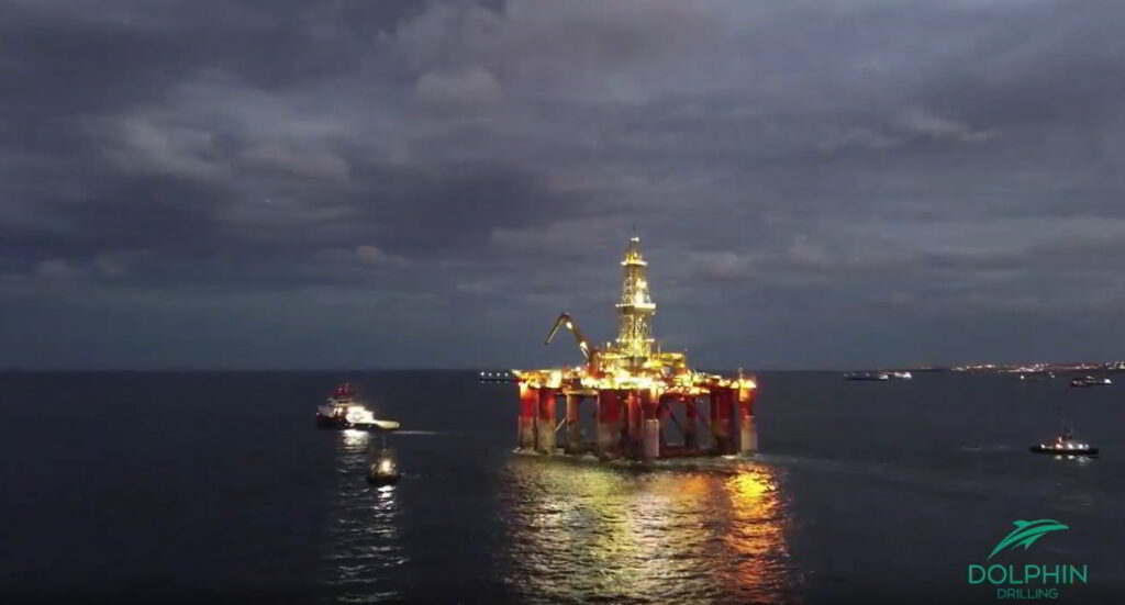 Blackford Dolphin rig; Source: Dolphin Drilling (video)