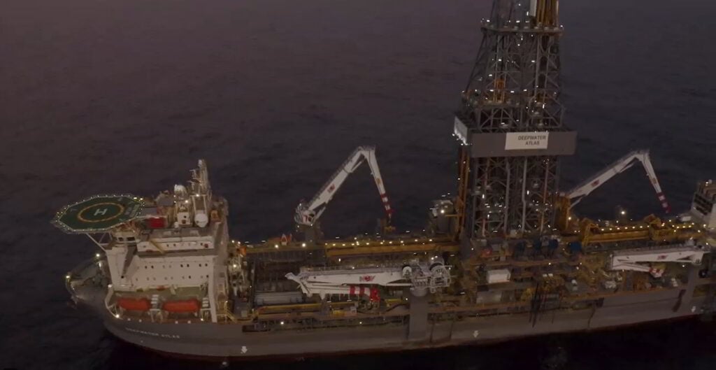 Deepwater Atlas drillship; Source: Transocean (video)