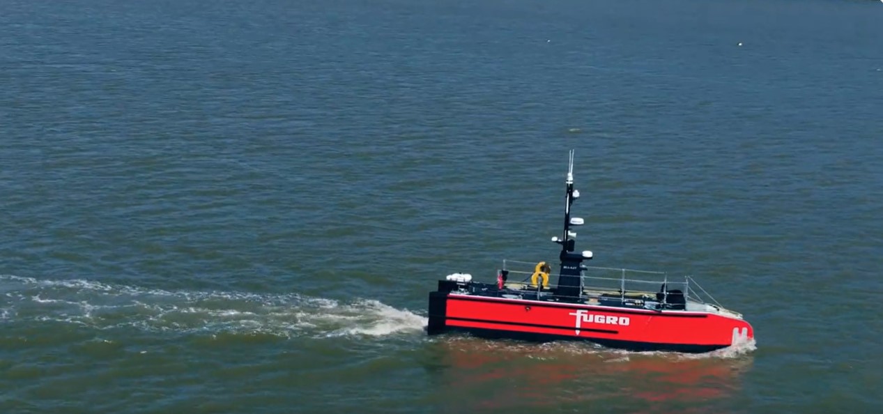 12-meter USV destined for Fugro hits the water